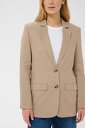 Nyan Linen Blazer - Silver Mink