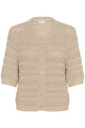 Angeline Cardigan - Oatmeal Shimmer