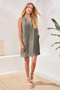 Flowy Sleeveless V-Neck Dress