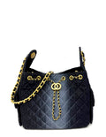 Denim Black Bag