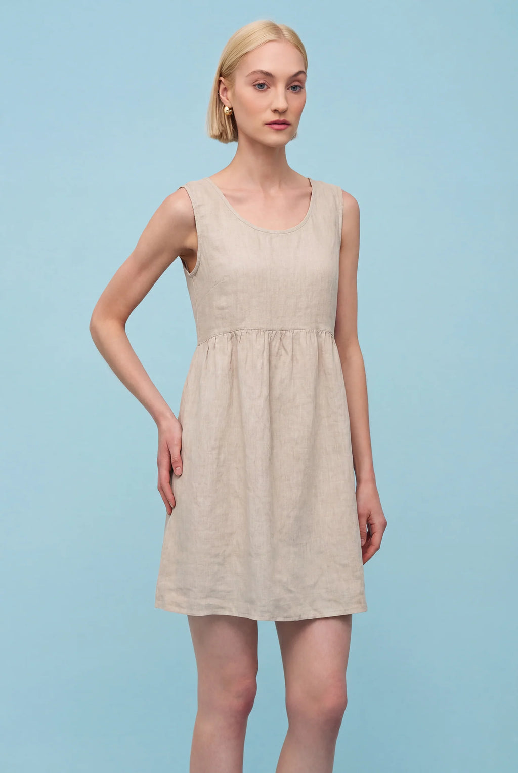 Beach Baby Dress - Sand