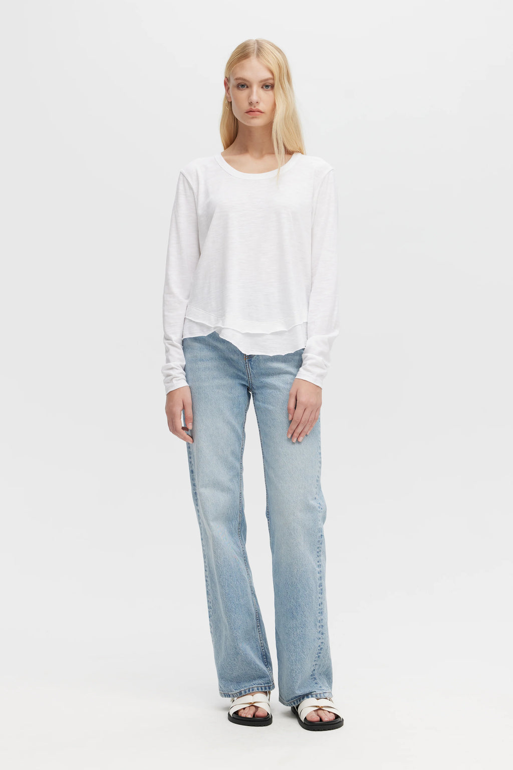 Ava Long Sleeve -White