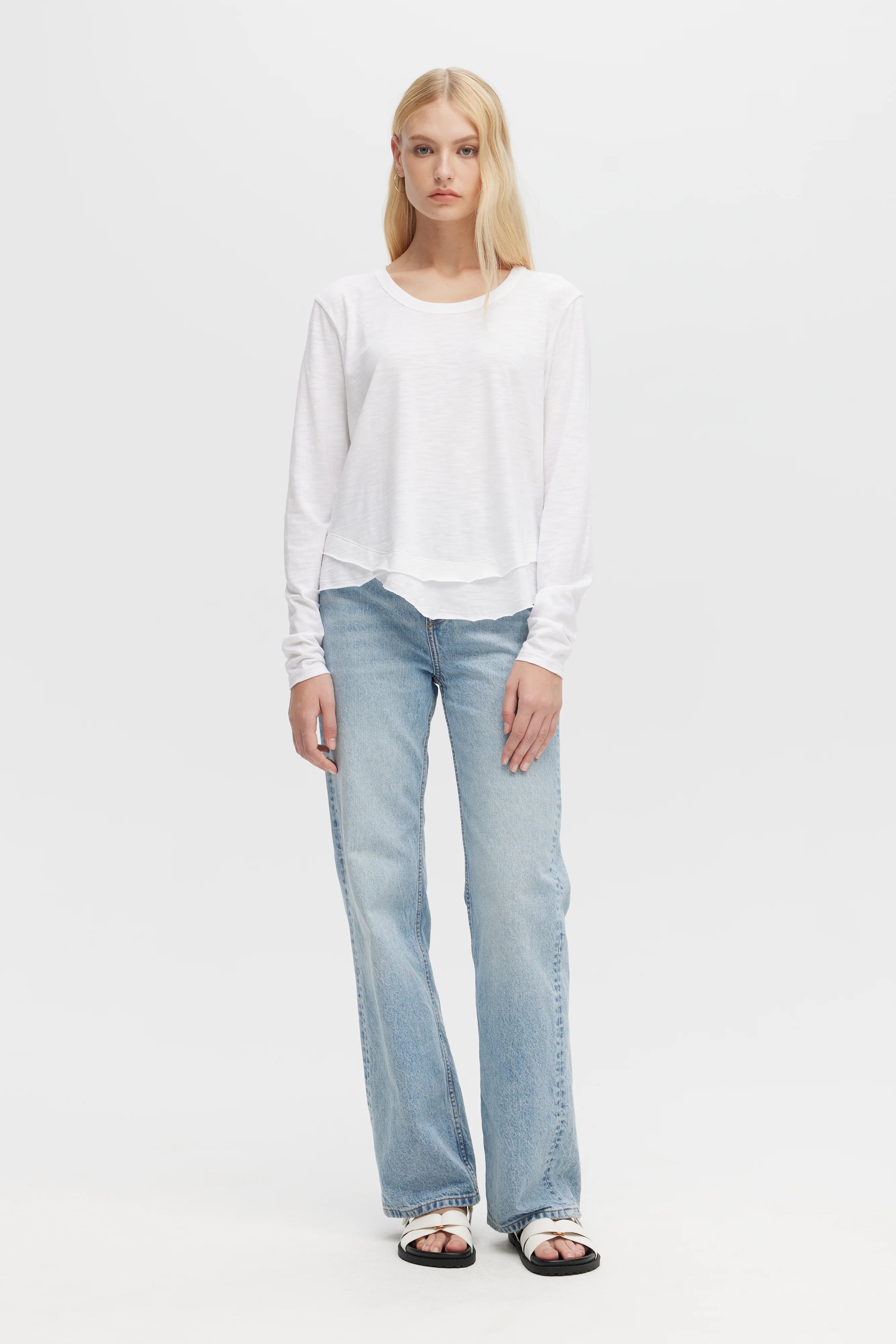 Ava Long Sleeve -White