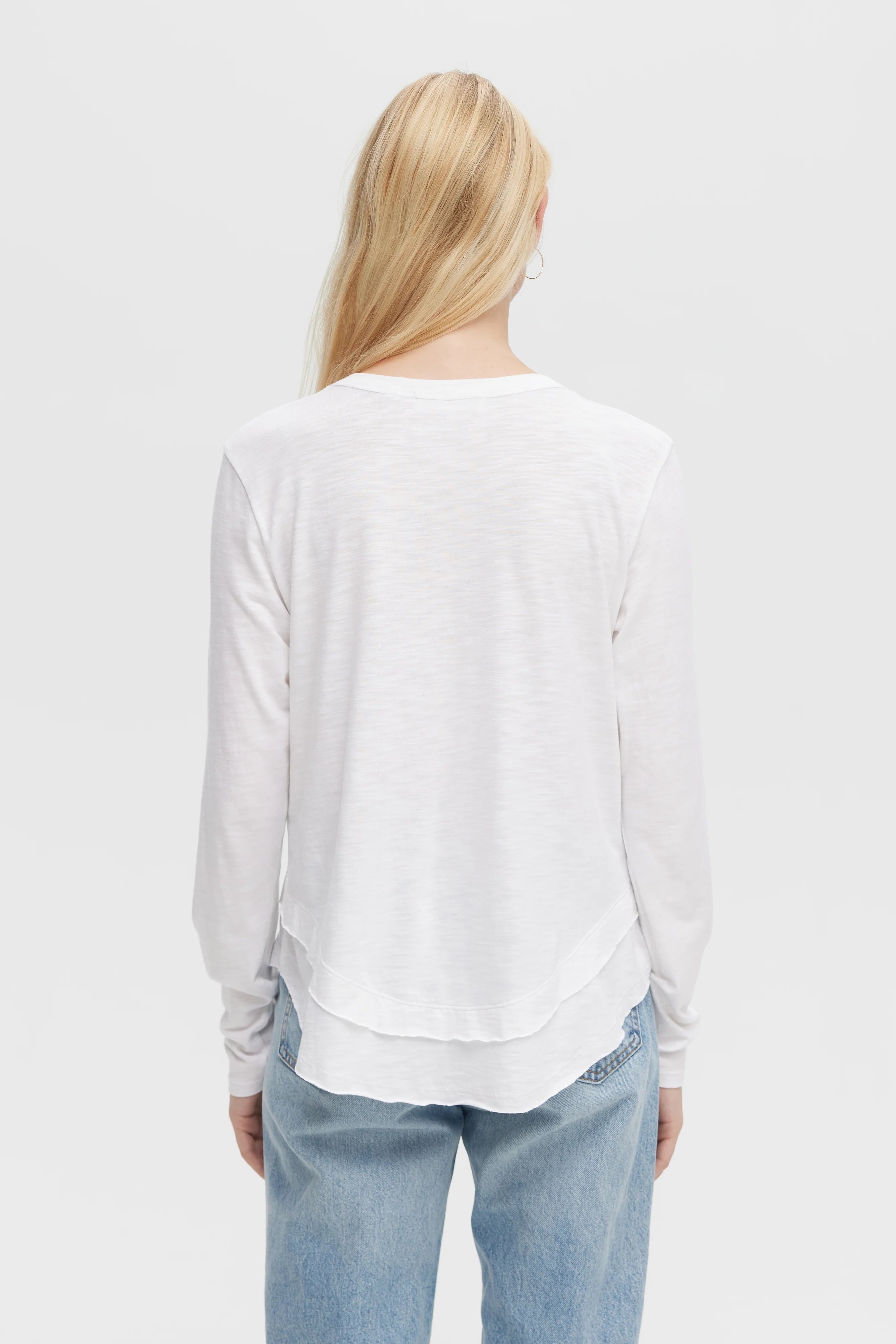 Ava Long Sleeve -White