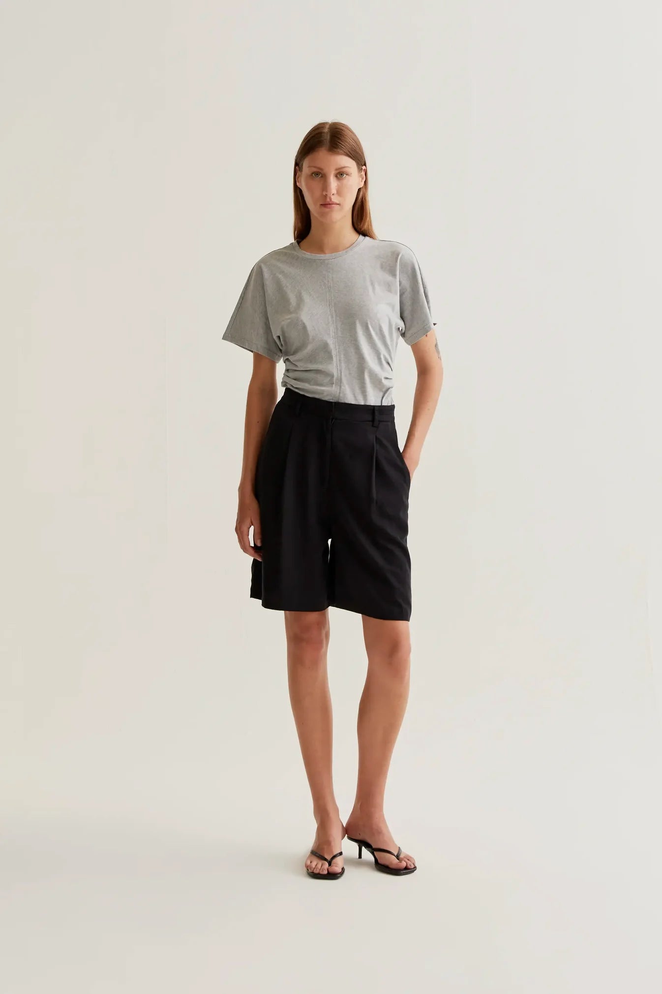 Cove high-waisted shorts - Black