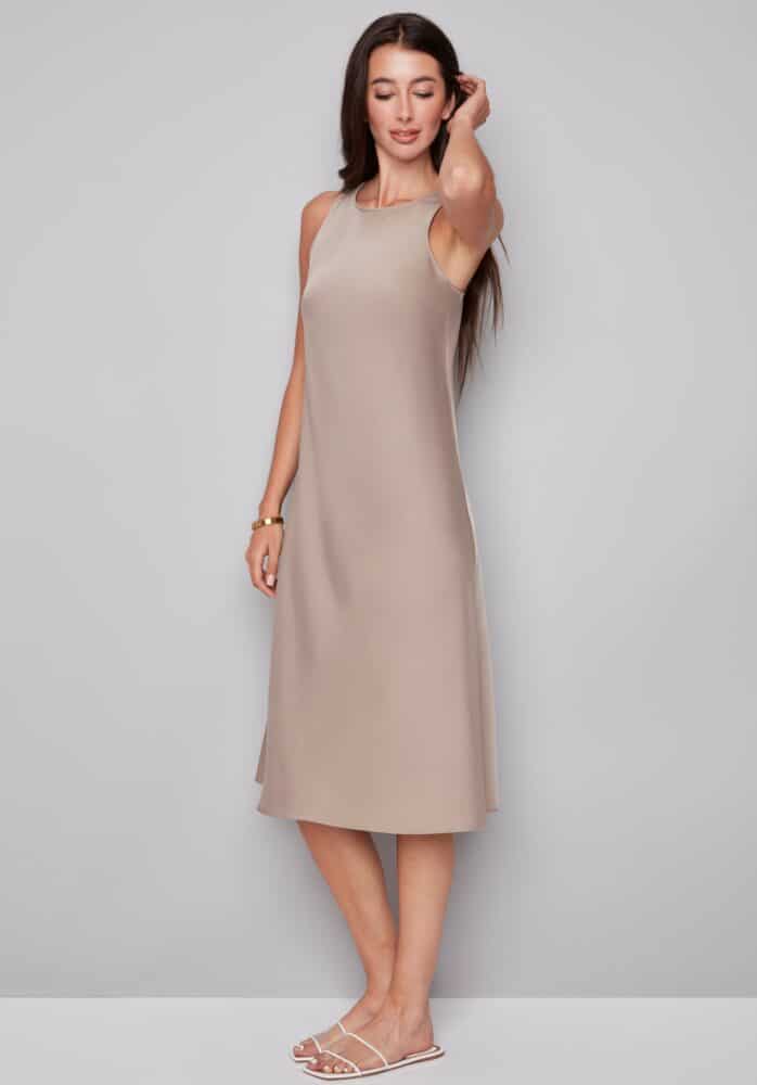 Daphne Belize Dress - Almond