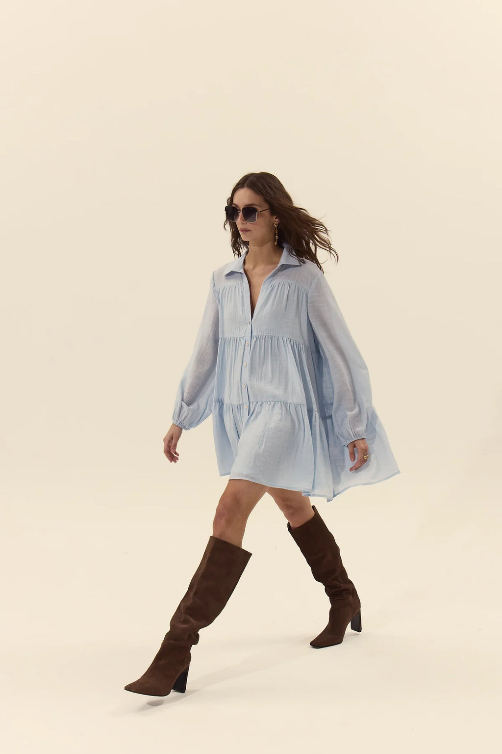 Gomera Dress - Light Blue