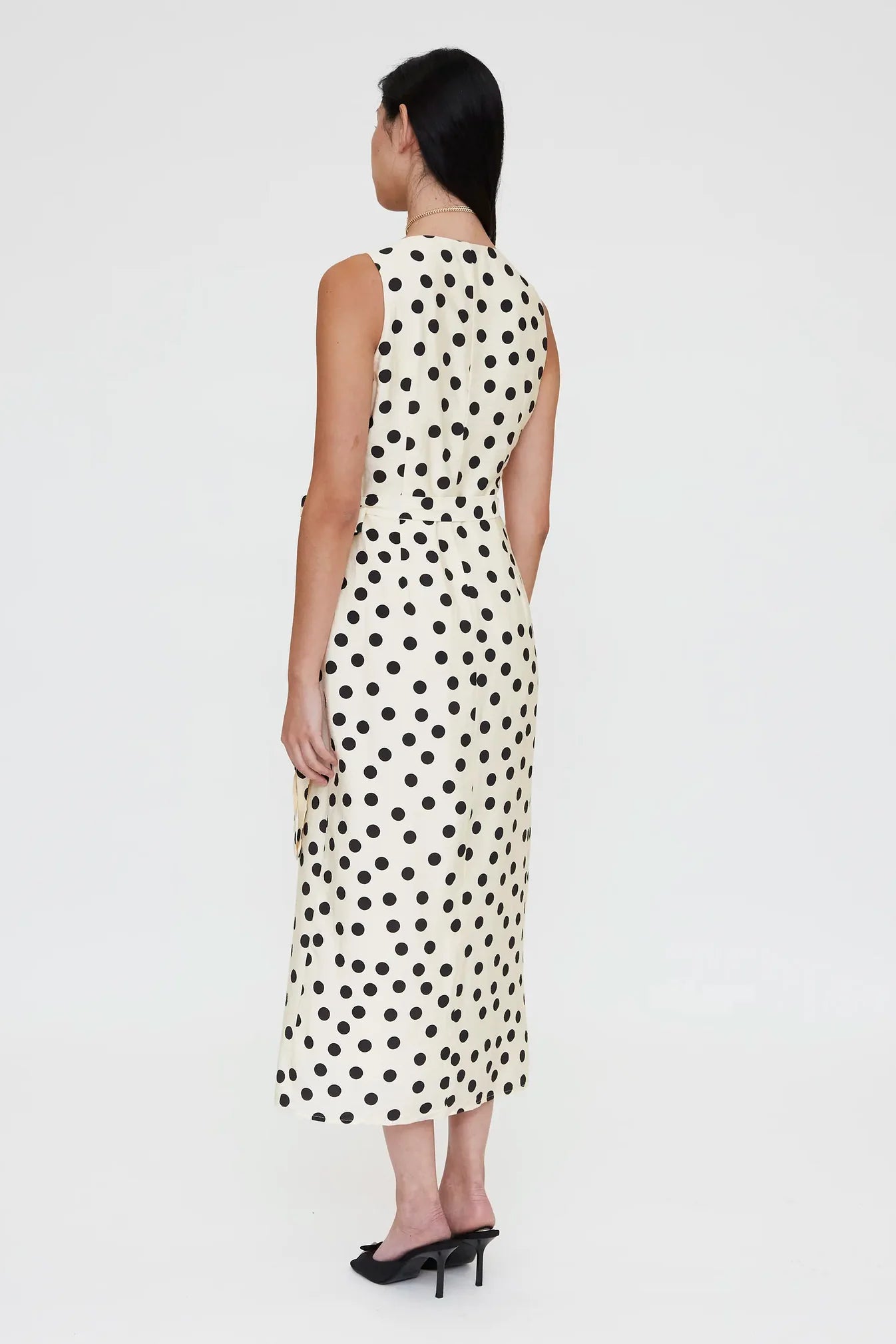 Luna midi dress- polka dot