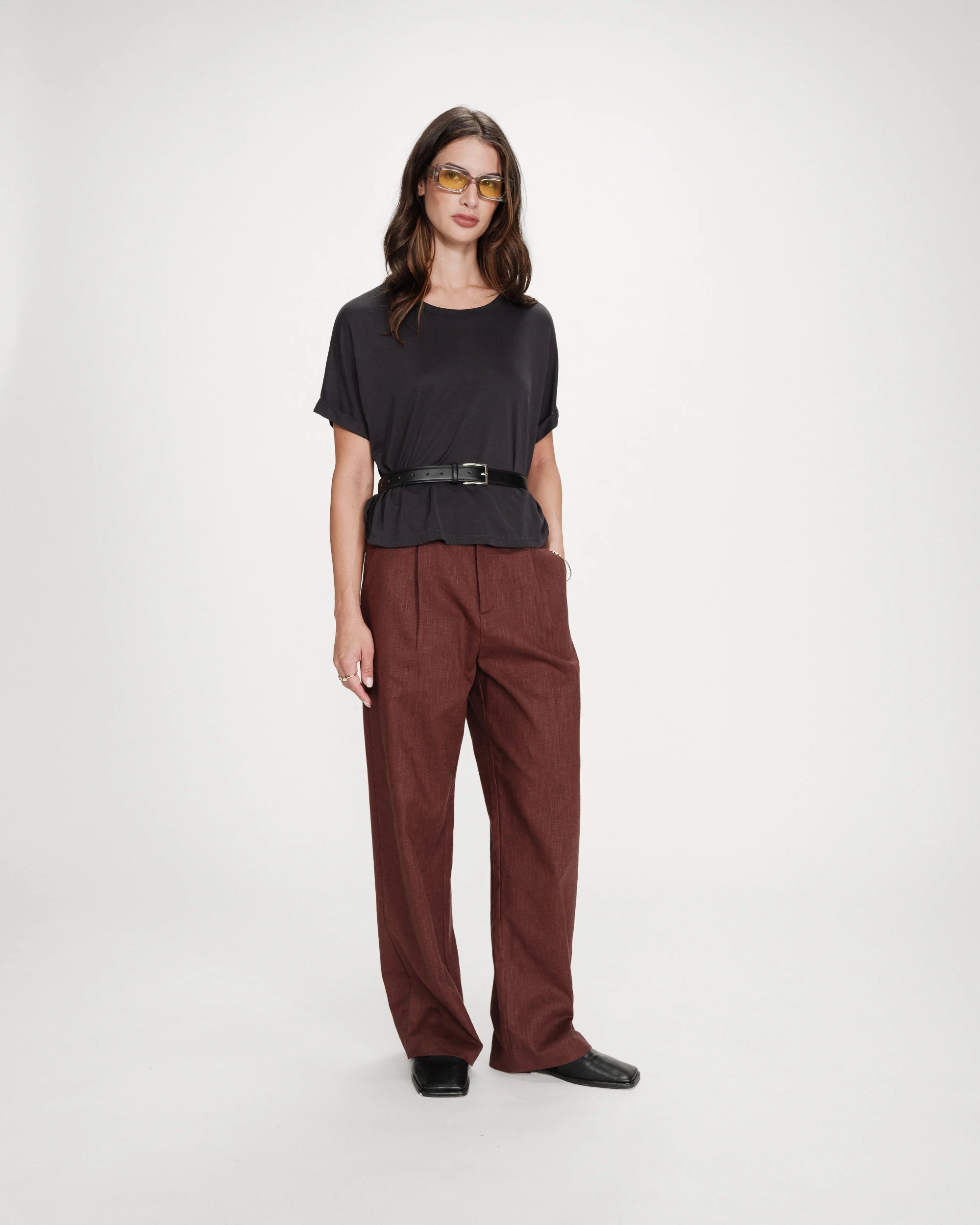 Oversized T-shirt Parma - Carbone