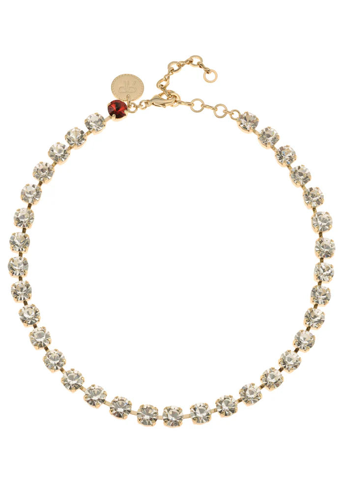 Natalie Necklace - Crystal