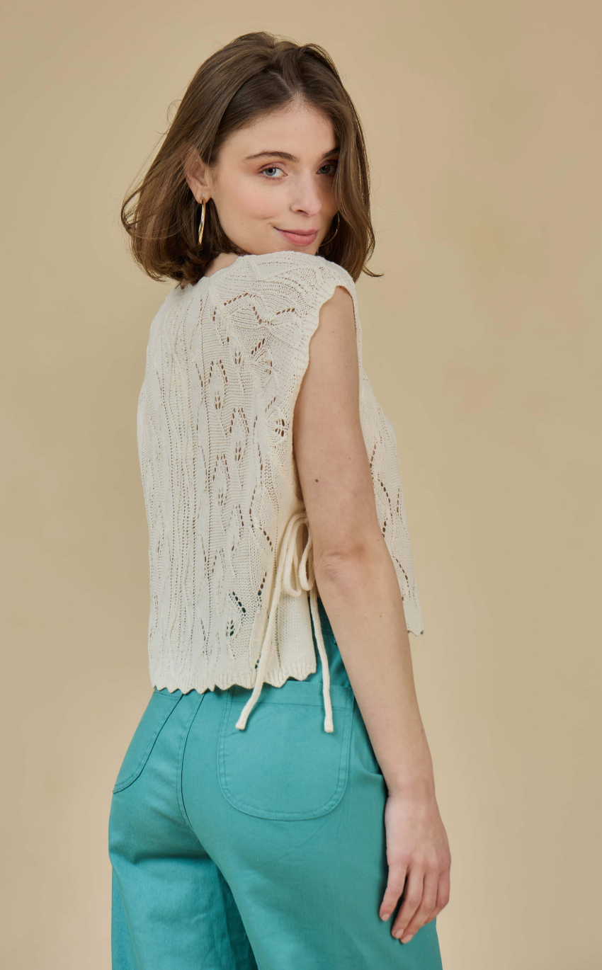 maille ajourée Cardigan