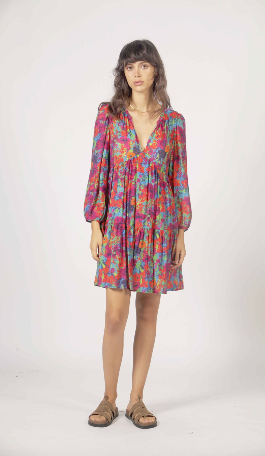 Robe Courte Dress - multicolore
