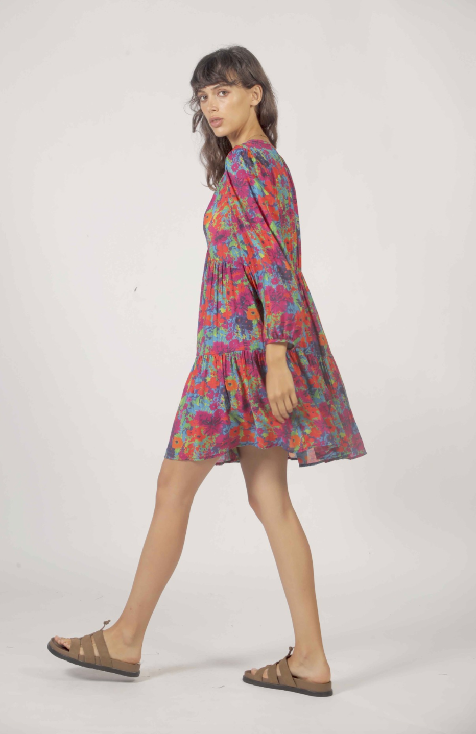 Robe Courte Dress - multicolore