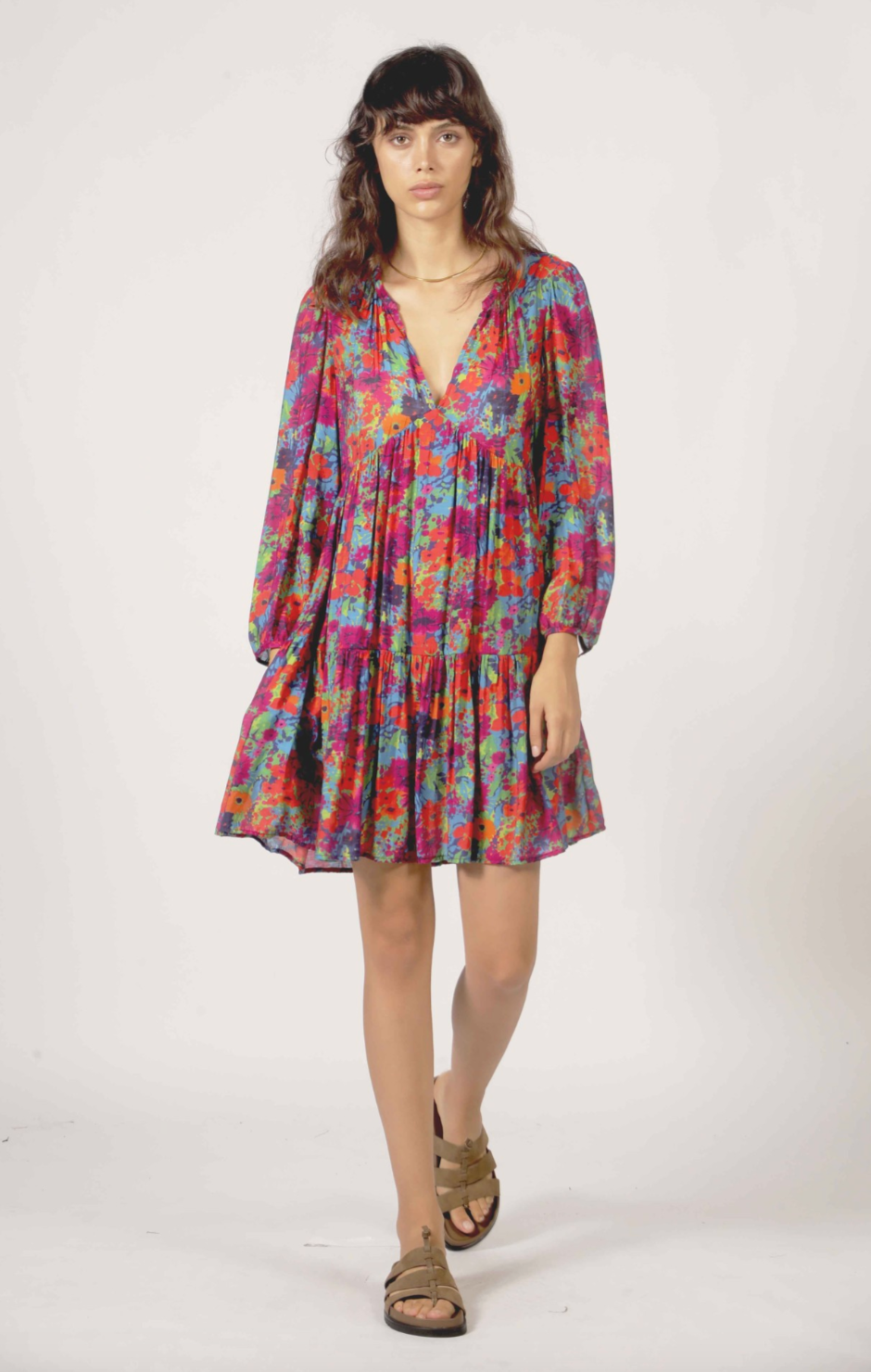 Robe Courte Dress - multicolore