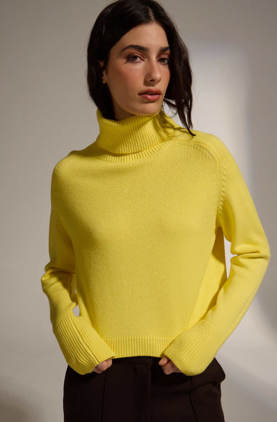 Pugliese Turtleneck - Yellow