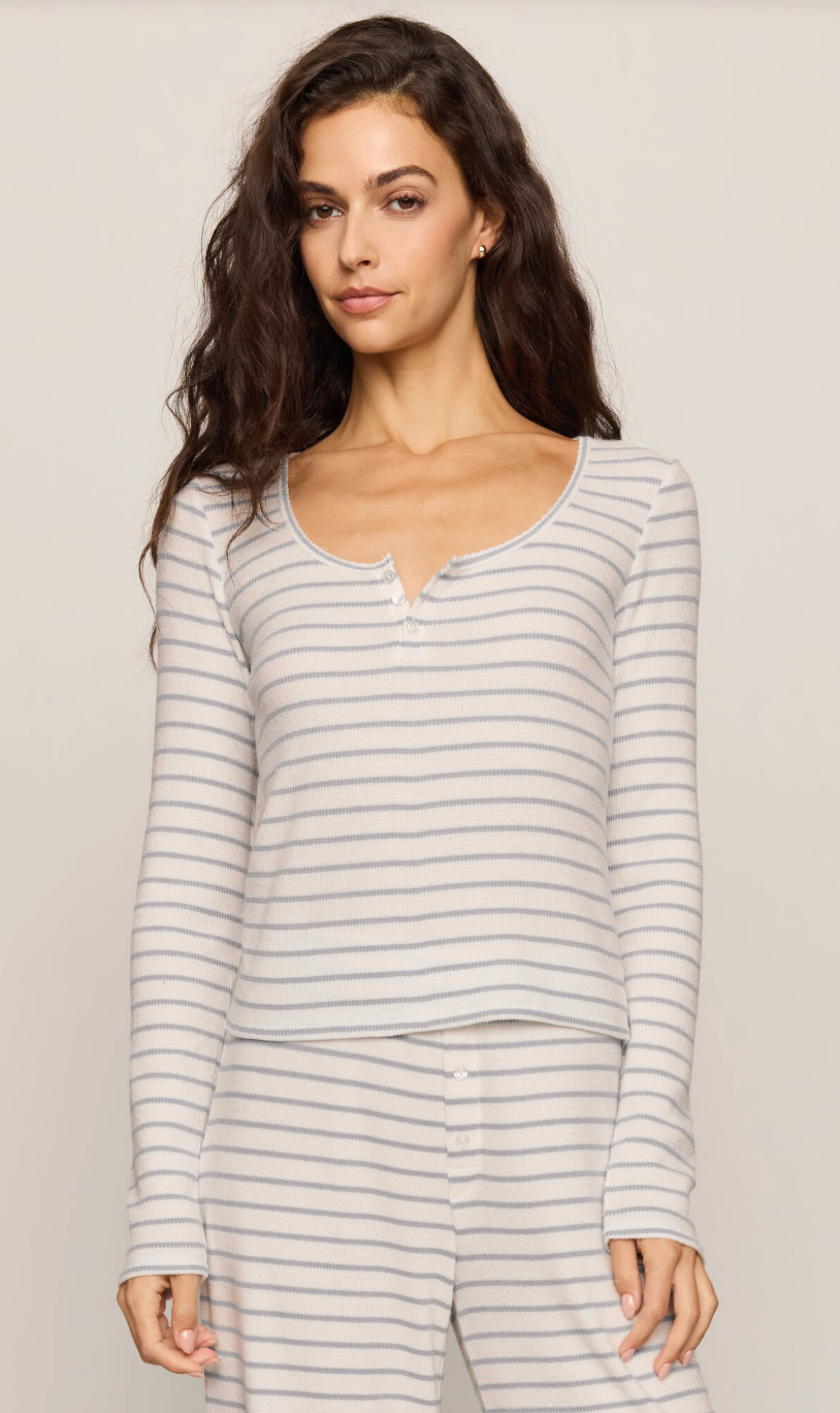 SALUT STRIPE LS TOP