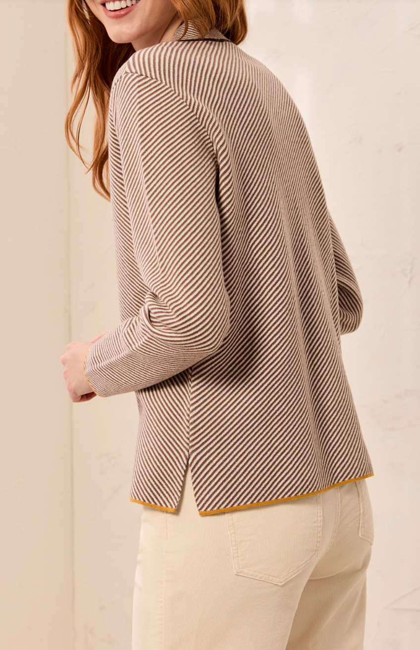 Abigal Split Sweater -OATMEAL