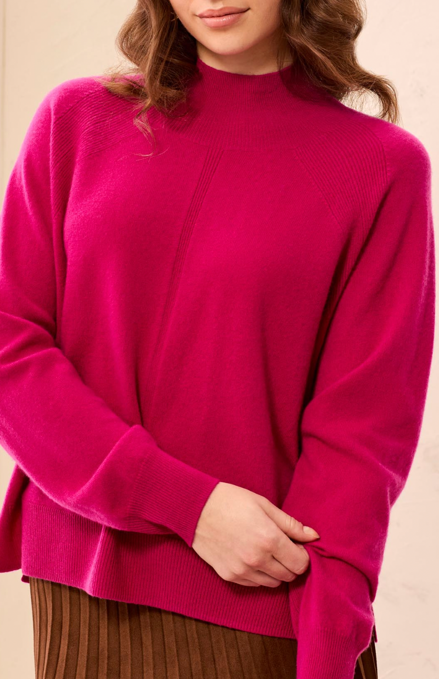 Turtle Neck Sweater - MULBERRY