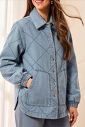 Denim Quilted Jacket