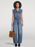 Ace Sleeveless Denim Jumpsuit