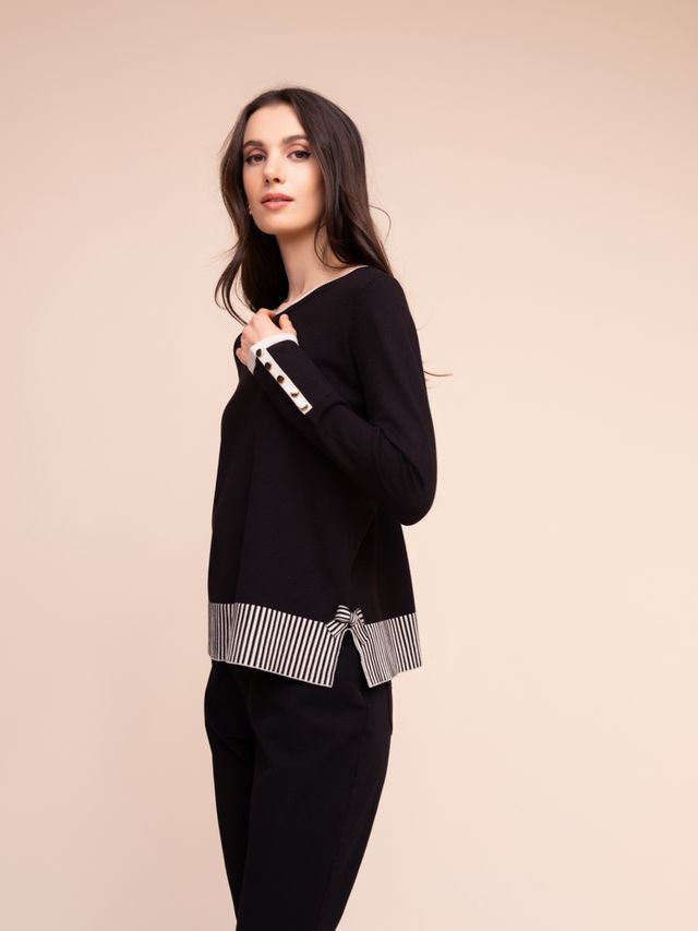 Sevie Top - Black Sand