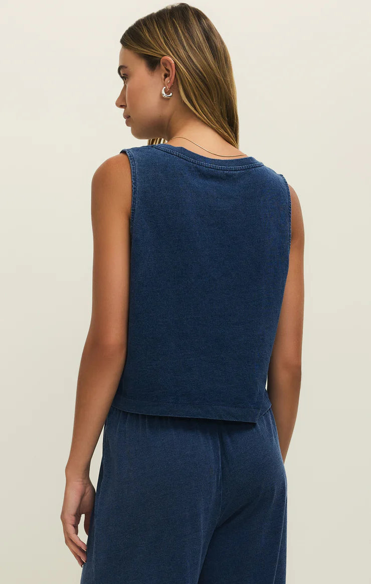 Sloane Denim Tank