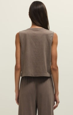 Sloane Jersey Tank - PERFECTLY TAUPE