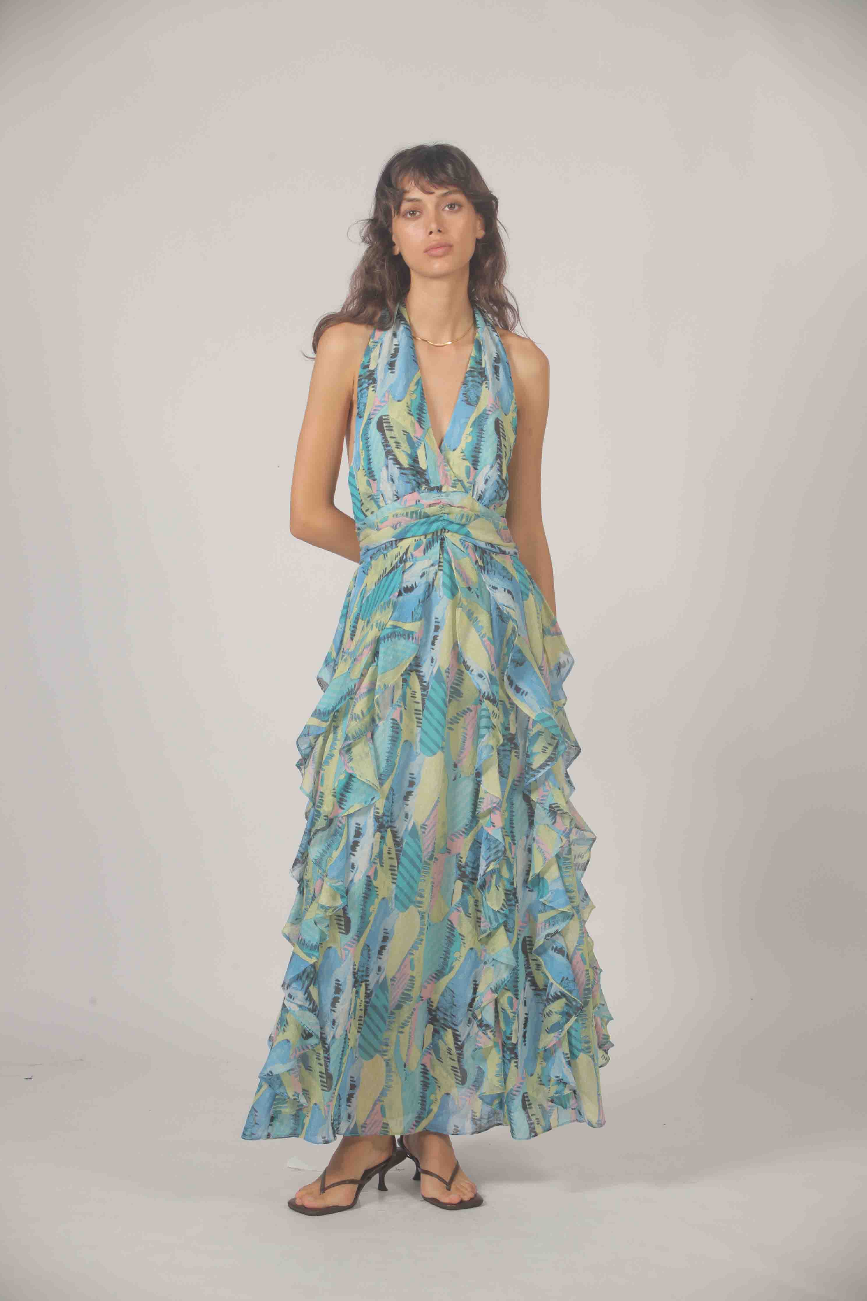 Harper Dress - Blue