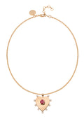 JULY BirthStone Necklace-  Ruby