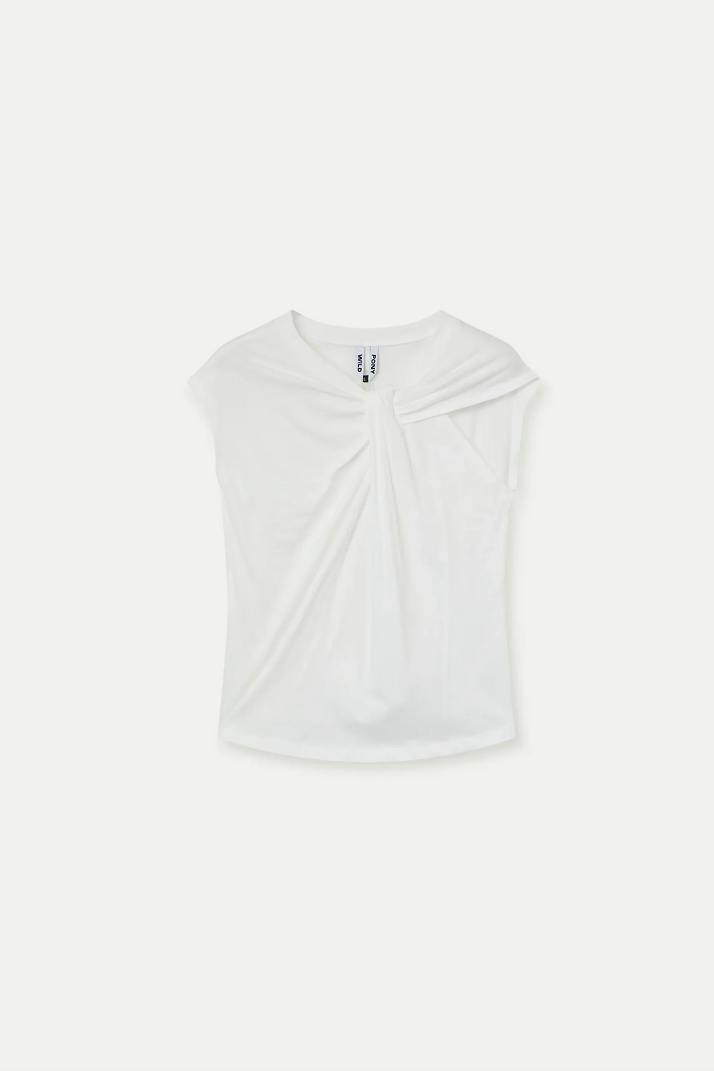 Sable knotted t-shirt - White