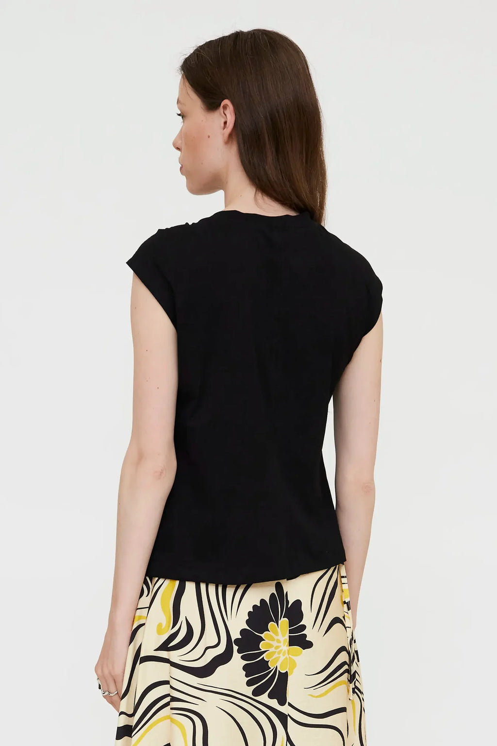 Sable knotted t-shirt - Black