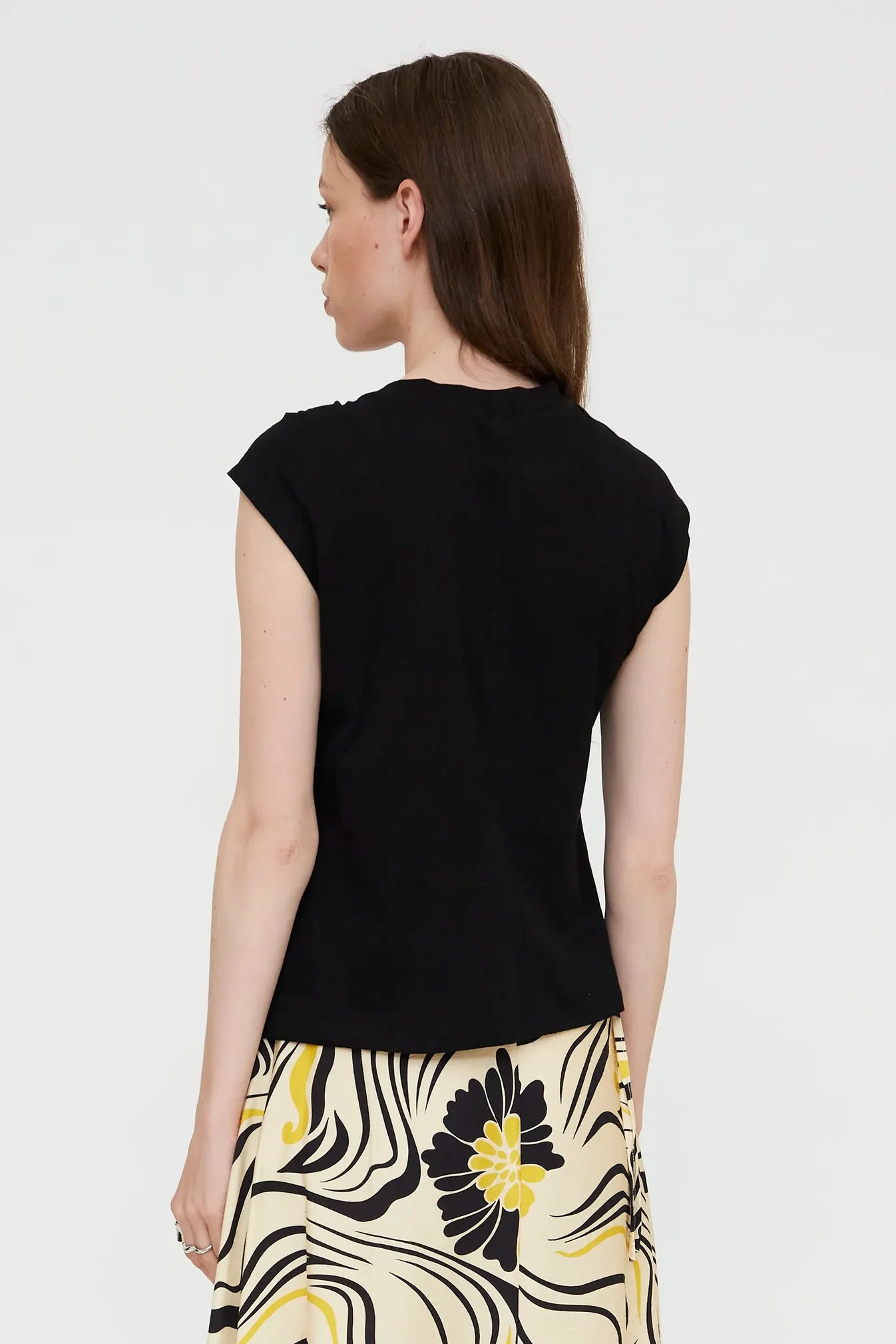 Sable knotted t-shirt - Black