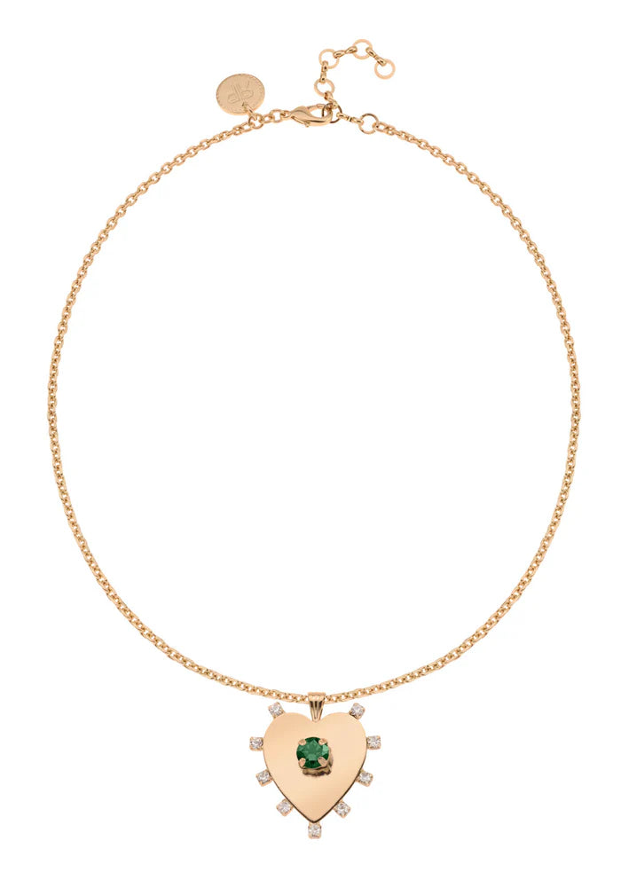 MAY BirthStone Necklace -  Emerald