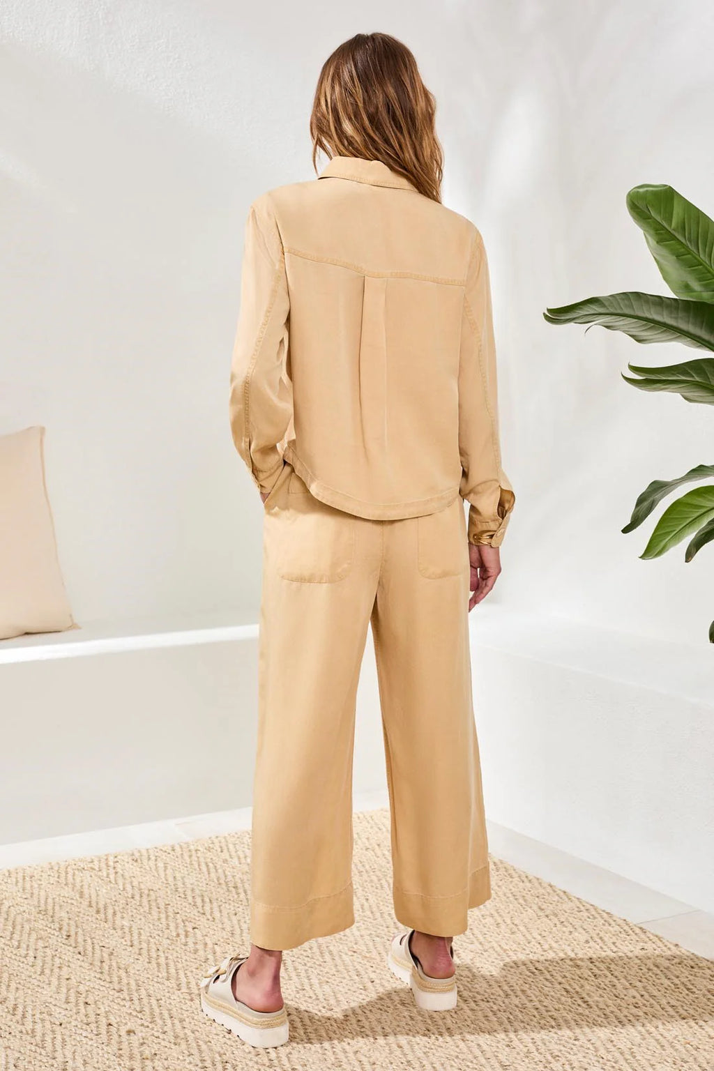 Overshirt In Washed Cavalry Twill